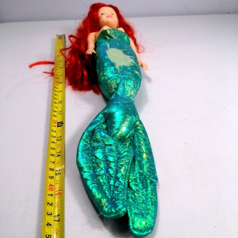 VTG 90s Disney Tyco Ariel The Little Mermaid Plush Doll 17